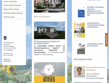 Tablet Screenshot of amoeneburg.de